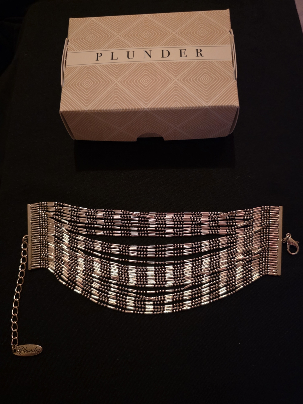 Plunder Silver Multi-Strand Beaded Bracelet
